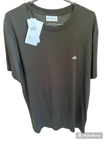 Camisa Lacoste pima preta