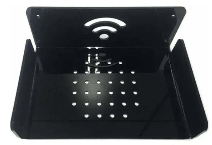 Suporte Acrílico Blu-ray Roteador Receptor Modem Com Furos