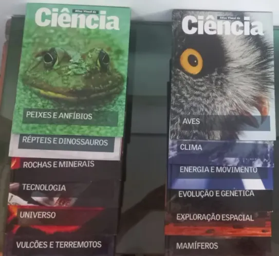 Coleção Atlas Visual da Ciência - 12 Volumes - Usado em excelente estado!