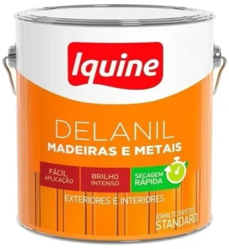 TINTA 3L BRANCO NEVE , PRETO, PLATINA DELANIL IQUINE