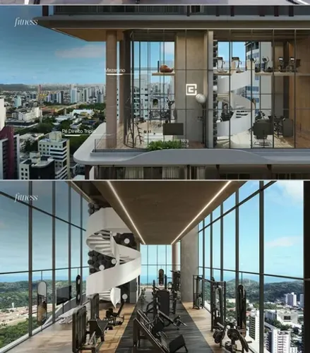 Apartamento em Tirol:Ed. Aalto. 3 quartos, 3 suítes, 3 vagas garagem, a partir de 133 m2.