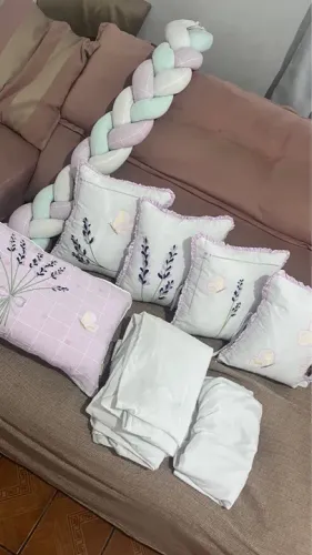Kit Berço Completo - Ursinho - Rosa