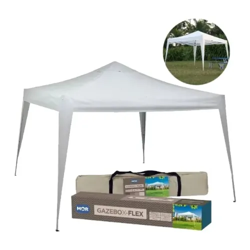 TENDA GAZEBO X-FLEX OXFORD BRANCO 3X3M MOR
