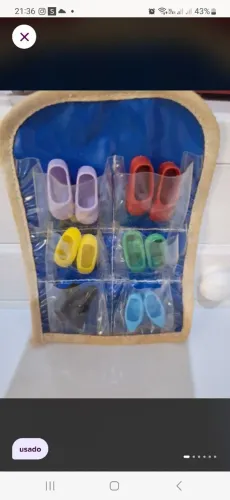 Kit com 6 pares de sapatinhos para Barbie