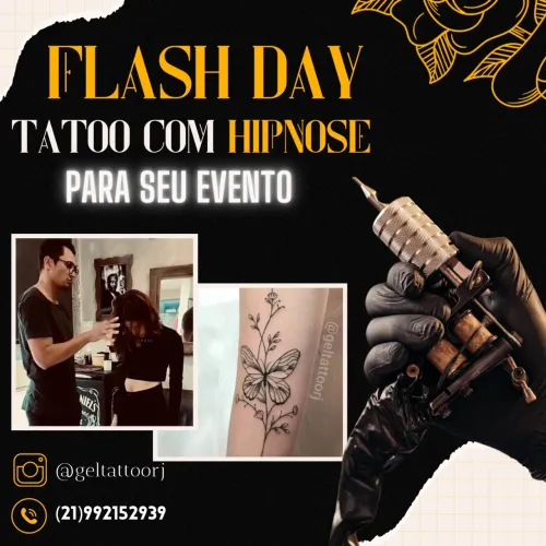 Tatuador que trabalha com Hipnose para eventos