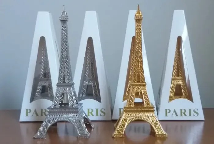 Miniatura Torre Eiffel Paris- Decoração, Presente, 18 cm