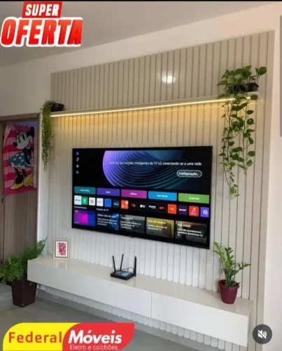 Painel para TV Suspenso - Novo, Moderno e Funcional!