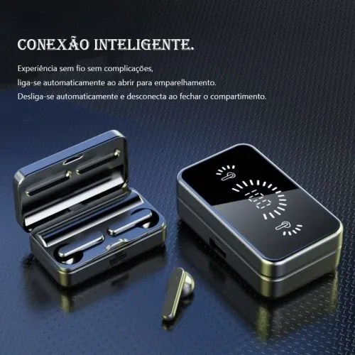 Fones de Ouvido Bluetooth S20 TWS com Caixa de Carregamento