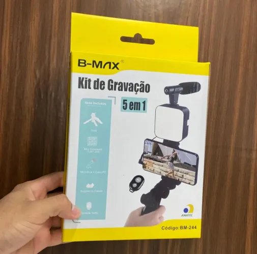 kit para gravação de vídeos no celular B-MAX BM-244