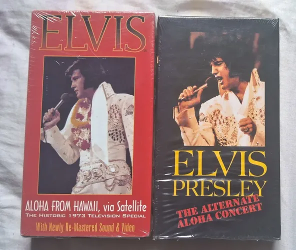 Elvis VHS - Aloha From Hawaii e Alternate Aloha From Hawaii