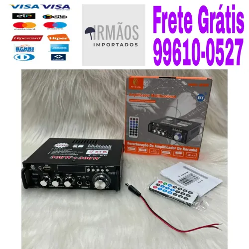 Amplificador Bluetooth 600w Hsul