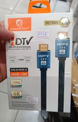 Cabo Hdmi 4k, 2.0, 30hz, 1,5m Alta Velocidade, Hmaston Loja Coimbra Computdadores Entrega