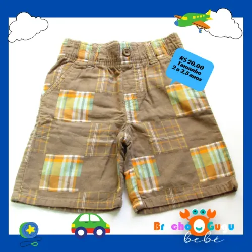 Bermuda Gymboree em bom estado!!! Tamanho: 2 a 2,5 anos