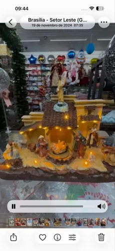Vila Natalina Presépio com Som, Luz e Movimento