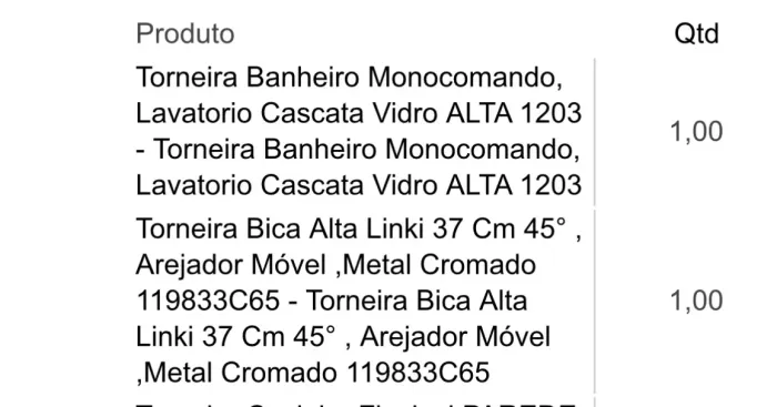 Torneira para banheiro com design moderno