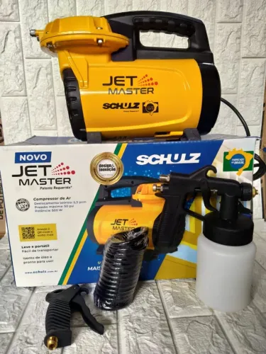 Motocompressor de Ar Direto modelo Jet Master com 5,3 PCM com 8 Acessórios