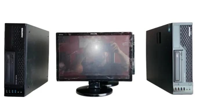 Pc completo Posito Master i5 4geração, 16gb, ssd 120gb, monitor, wifi e acessórios