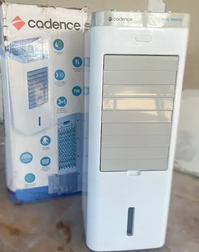 Climatizador De Ar Ventilar Dual Tank 9l Cadence Cor Branco A