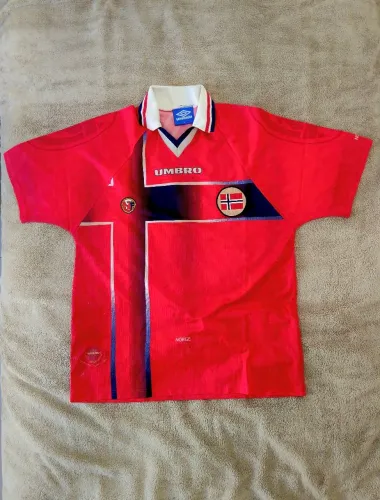 Camisa Seleção Noruega Umbro 1997 - 1998