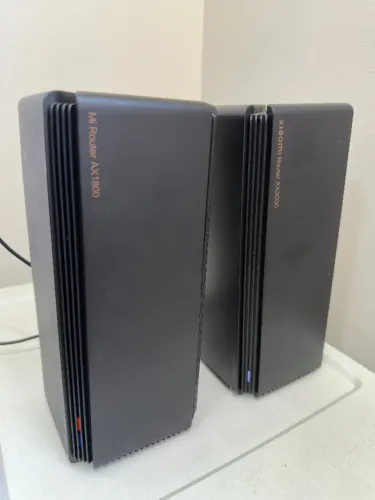 Kit Roteadores Xiaomi Mesh AX3000 e AX1800 Wifi 6 Gb