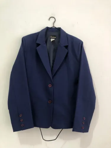 Blazer feminino M (azul marinho)