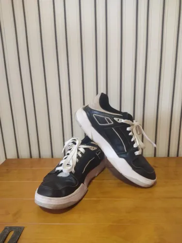 Tênis Puma Slipstream - Preto/Branco/Cinza - Tamanho 42