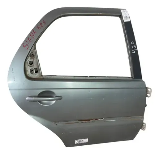 Porta Siena Bbb 2011/2012 Traseira Direita Cinza