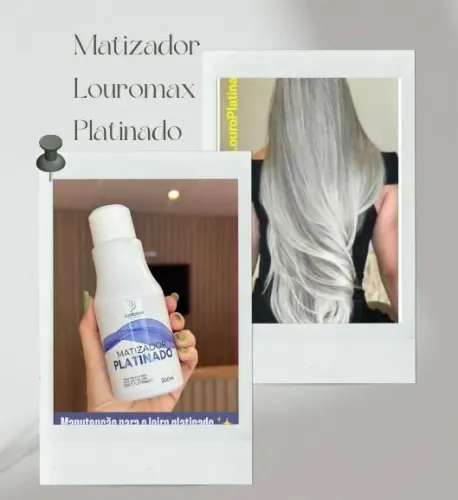 Matizador Louromax Platinado - Cabelo Platinado Perfeito!