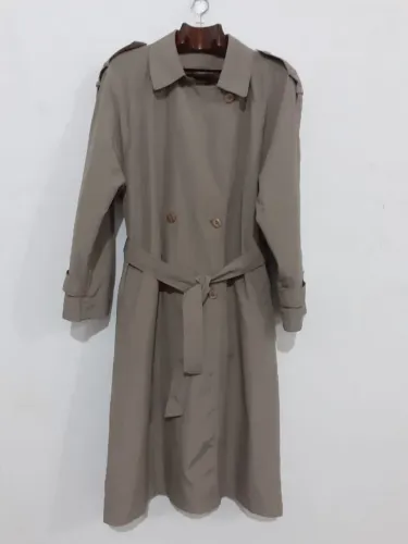 Sobretudo Trench Coat Cinza Baker St.