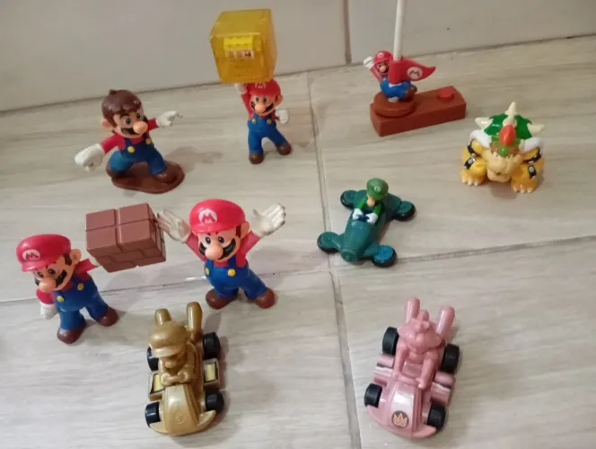 Coleção de Figuras Mario Bros
