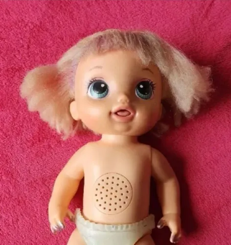Boneca Baby Alive fraudinha mágica para restauro- Bebê Interativa