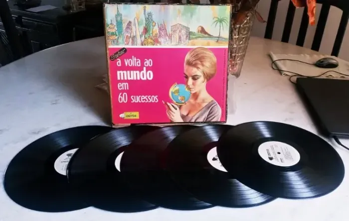Box Set c/ 5 LPs - A Volta ao Mundo em 60 Sucessos