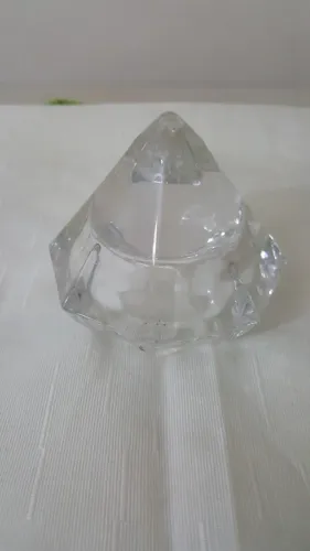 Tampa de cristal para garrafa licoreira 