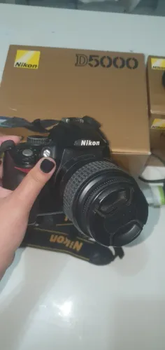 Kit Nikon D5000 + Lentes 18-55mm e 55-200mm + 2 baterias