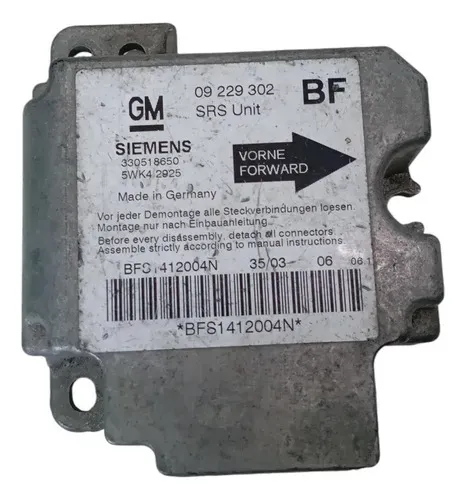 Módulo Air Bag Zafira Vectra 2006 A 2011 13261676