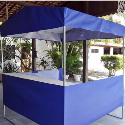Barraca de Feira Azul - Ideal para Eventos!