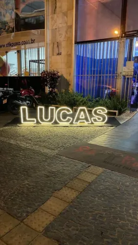 Letras em LED 