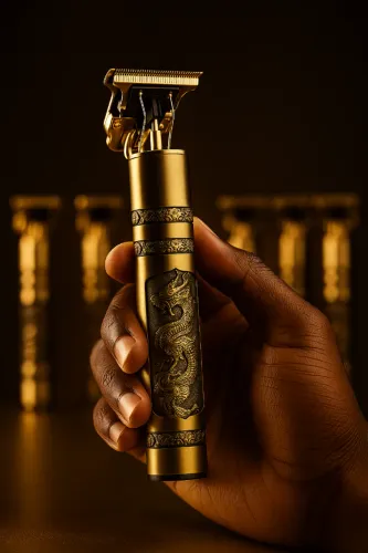 Maquina Dragão Dourado Cabelo e Barba - Pague só na entrega