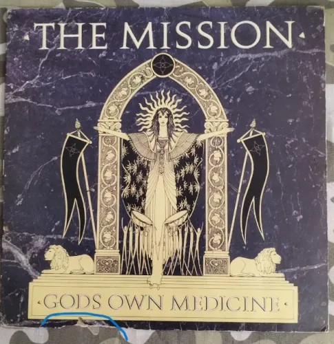 LP Vinil The Mission God's Own Medicine C/ Enc P1987 VG+