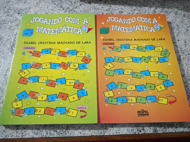 2 Livros Jogando com a Matemática - Isabel Cristina Machado de Lara