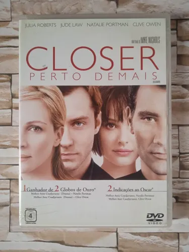DVD Closer: Perto demais, de Mike Nichols.