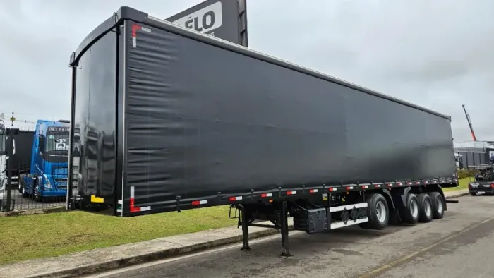 Carreta Sider LIbrelato 4 Eixo Zero km 15.40 x 2.80 mts chapa xadrez Com PNEUS