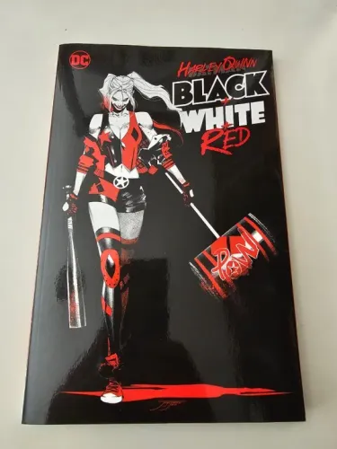 Harley Quinn Black + White + Red