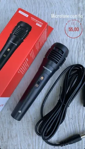 Microfone com fio Profissional - Entrega rápida