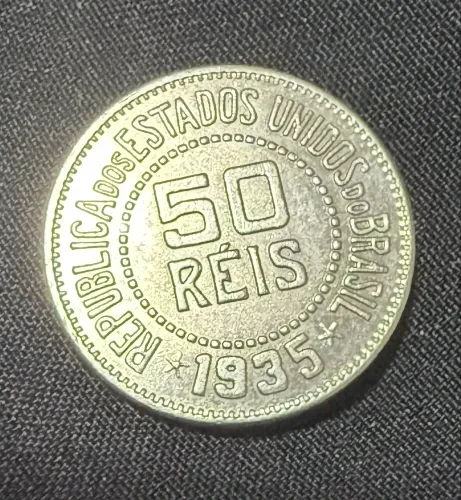 MOEDA 50 REIS 1935