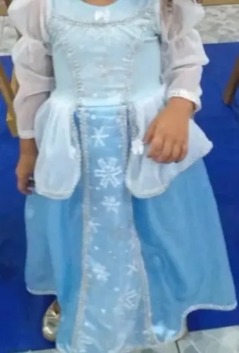 Vestido de festa ou fantasia frozen (Elza)