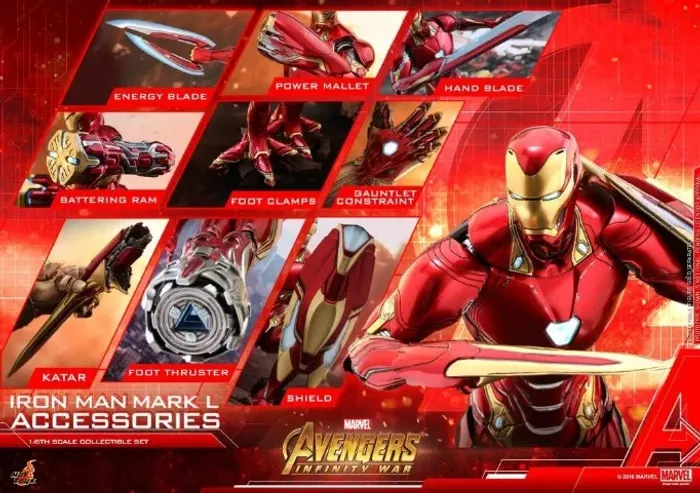 Hot Toys Mark L 50 Accessories Pack Acs004/ sem Homem De Ferro ( apenas acessorios )