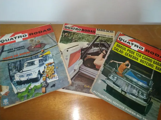 Revistas Quatro Rodas - Anos 60/70/80/90/00- Raridades!