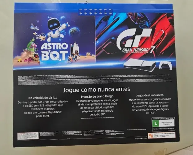 Caixa do PlayStation 5 digital