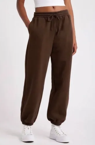 Calça Moletom Flanelada Com Bolso